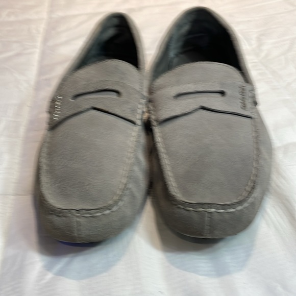 Calvin Klein Men’s Martyn Suede Loafer Grey Size 10.5M - Picture 2 of 7